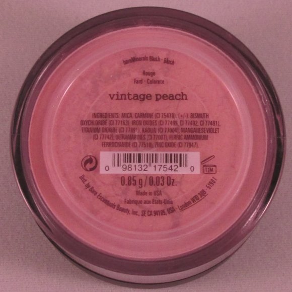 #NWT bareMinerals Vintage Peach Loose Powder Blush 0.85g/0.03oz - Picture 1 of 4
